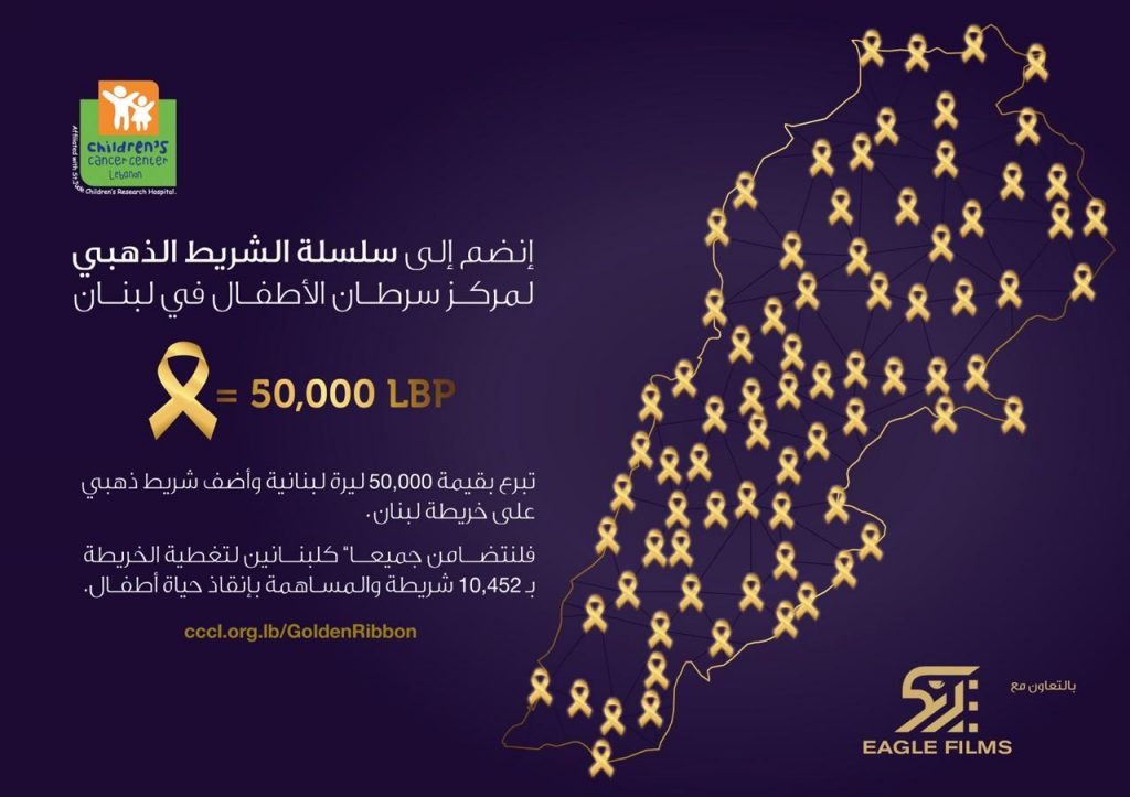 صورة توضيحية - مركز سرطان الأطفال وإيغل فيلمز يطلقان حملة الشريط الذهبي لتأمين علاج 7 أطفال!