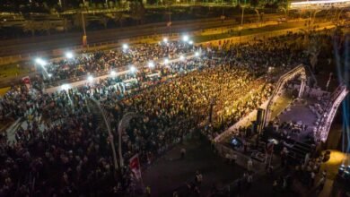 محمود التركي ناصر الكبيسي وخليفة ضمن مهرجان العيد في قطر