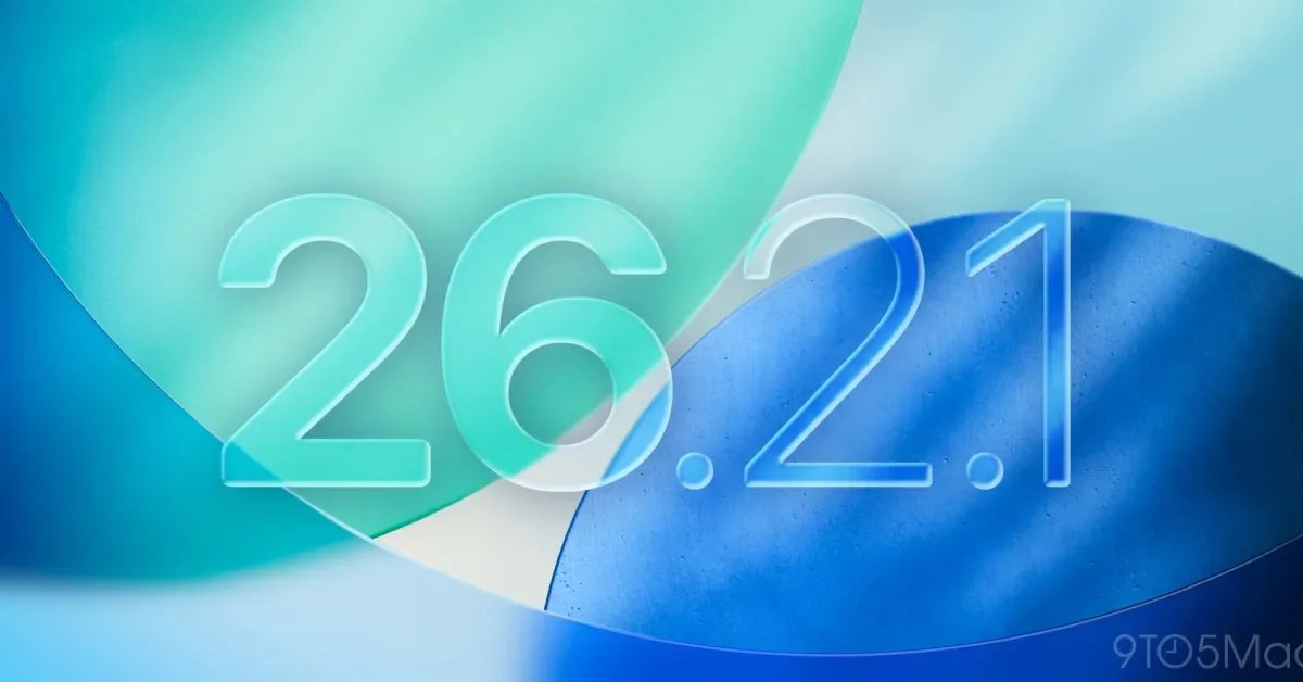 يمكن إطلاق iOS 26.2.1 قريبًا مع تحديث iPhone التالي - صورة مميزة صورة مميزة: يمكن إطلاق iOS 26.2.1 قريبًا مع تحديث iPhone التالي