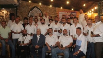 تكريمات رياضية تاريخ يكتبه لاعبو الرياضي في Backyard Café