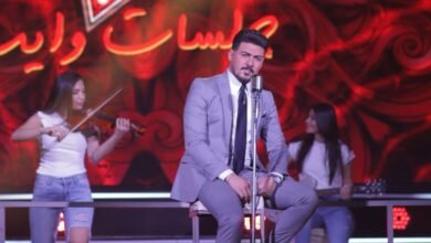 حيدر نجم يغني مشتاكة روحي عبر جلسات وايت