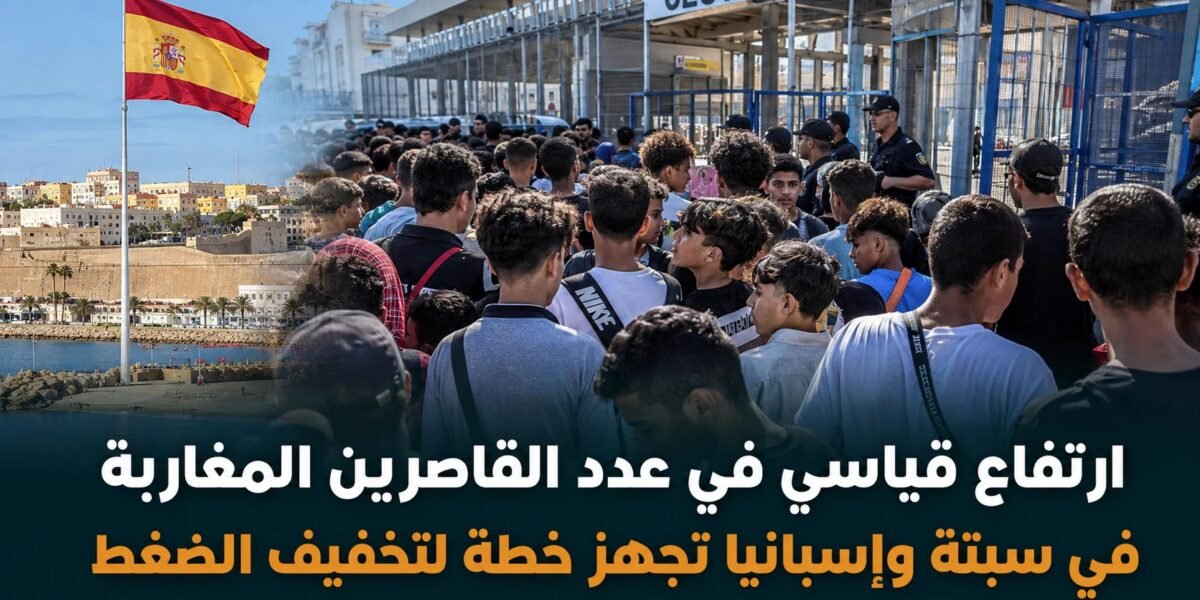 سبتة: 2500 قاصر مغربي يضغطون على مرافق الاستقبال