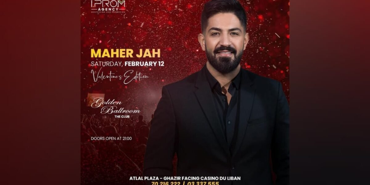 عيد العشاق مع النجم زياد برجي والفنانين ميشال قزي وماهر جاه من تنظيم iprom agency