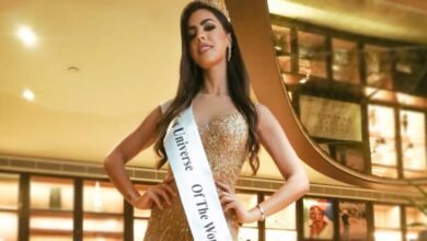 ناجحة وجميلة Miss Universe of the World Nagila Saleh تفوز بالتكريم في AFDAL الدولي